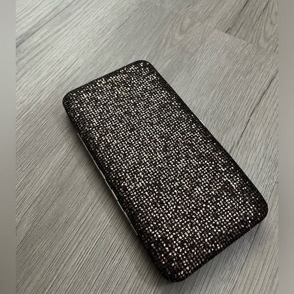 Handbags - Chocolate Brown sparkle evening wallet/bag- excellent condition, like new.